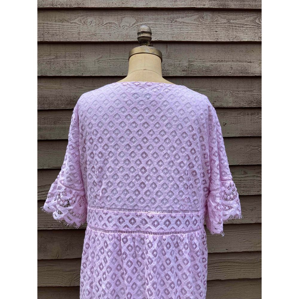 Jessakae Delancey Street lace dress magenta 4X plus - Picture 5 of 12